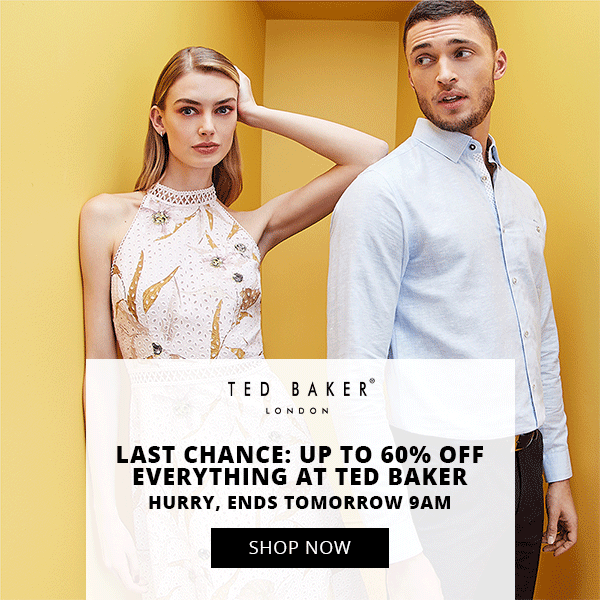 Up to 60% off in the sale at Ted Baker