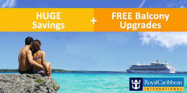 <b>FREE Balcony upgrade on Royal Caribbean with Cruiseaway!<b/>