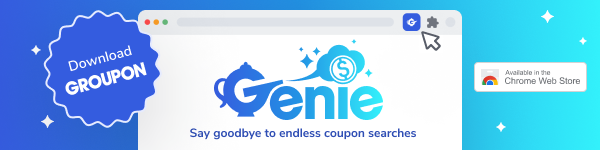 Genie by Groupon is a Google Chrome extension designed to find and apply coupon codes for you—automatically, in just one click. 