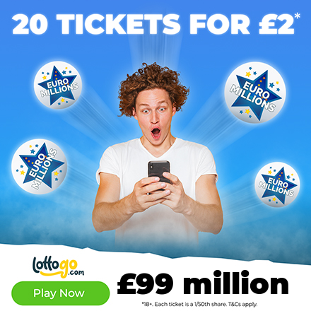 £99M EuroMillions Jackpot Tonight. Claim this Special Offer Now