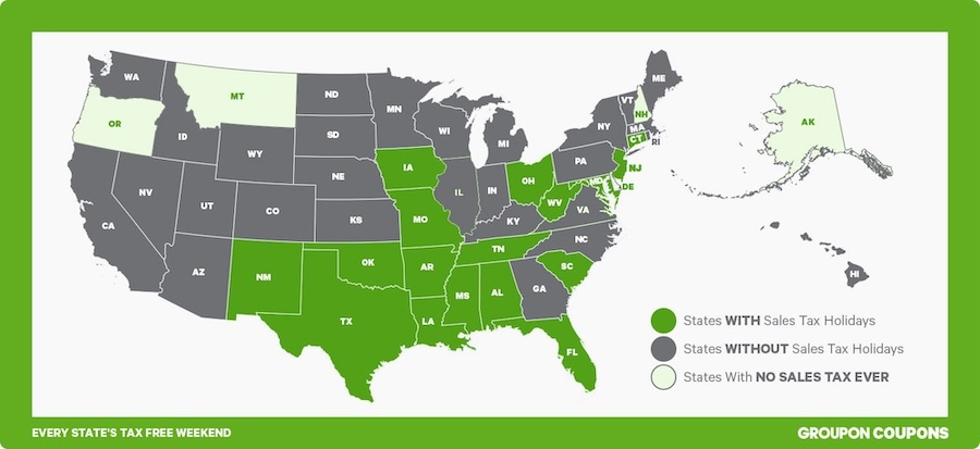 Back-to-School Sales Tax Holidays by State 2024