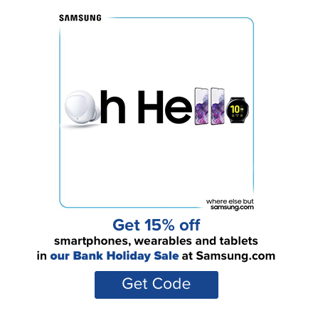 15% off at Samsung