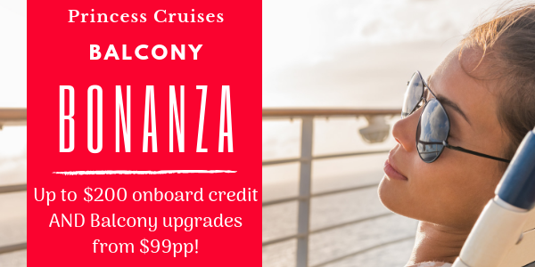 <b>Balcony Bonanza Sale: Upgrade to a Balcony Cabin from just $99 per Person at CruiseAway<b/>