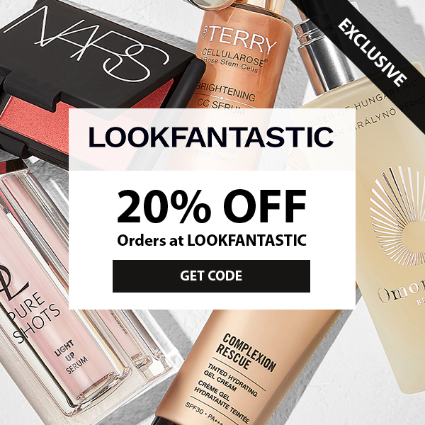 20% off at LOOKFANTASTIC 💄