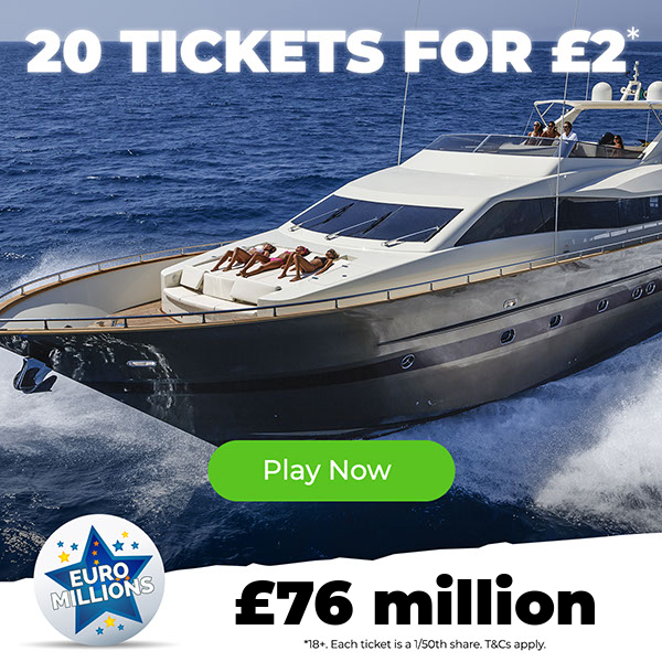 £76M EuroMillions Superdraw Tonight. Enter the Draw with this Exclusive Offer Now