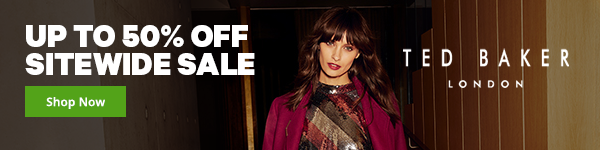 Get up to 50% off sitewide now at Ted Baker!