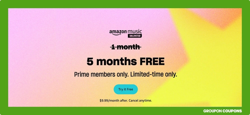 Amazon Music Unlimited Free Trial