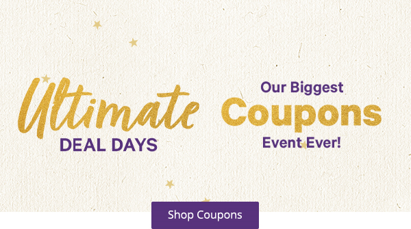 Our Biggest Coupons Event Ever!