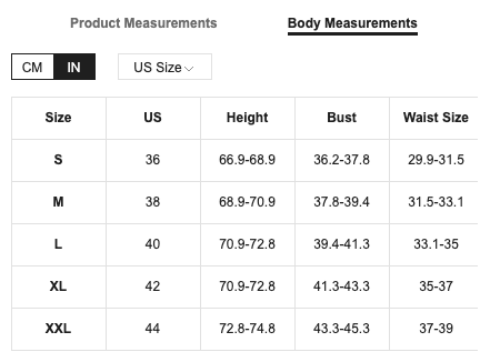 Shein Sizing Guide: How to Find the Right Fit For You