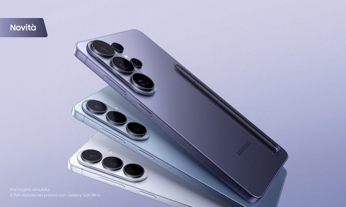 Ricevi uno sconto Samsung di 50€ sul nuovo Galaxy S26 | S26+ | S26 Ultra