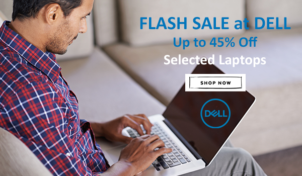 <b>FLASH SALE - up to 45% off Slected Laptops<b/>