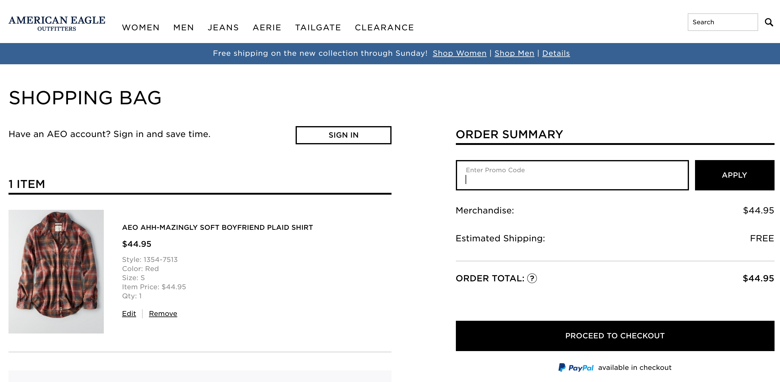 25% off American Eagle Coupons & American Eagle Promo Code Deals