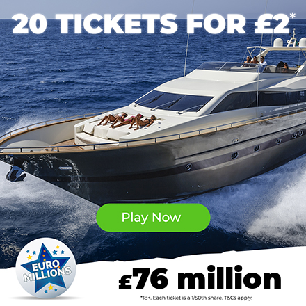 £76M EuroMillions Superdraw Tonight. Enter the Draw with this Exclusive Offer Now