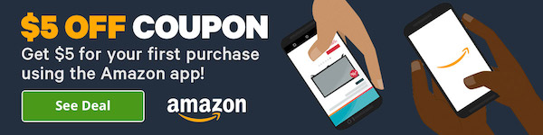 Get $5 for your first purchase in the Amazon app with this limited-time offer!