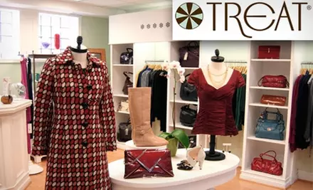 $45 for $100 Worth of Discount Designer Apparel and Accessories at Treat - Primary Image