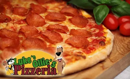 $7 for $15 Worth of Hand-Tossed Pizza and More at Luke 'n Ollie's Pizzeria in Isle of Palms - Primary Image