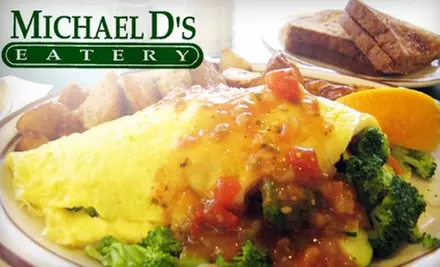 $8 for $16 Worth of Hearty Breakfast and Lunch Fare at Michael D's Eatery - Primary Image