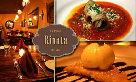 $15 for $30 Worth of Italian Fare at Rinata Restaurant  - Primary Image