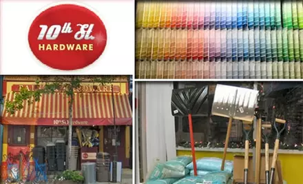 $10 for $20 Worth of Home Improvement Tools and Supplies at 10th St. Hardware - Primary Image