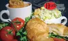 $7 for $14 Worth of Coffee, Sandwiches, Salads, and More at Hearthstone BakeryCafe. Choose from Two Locations.