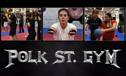 $20 for Three Cardio Boxing Classes at Polk Street Gym - Primary Image