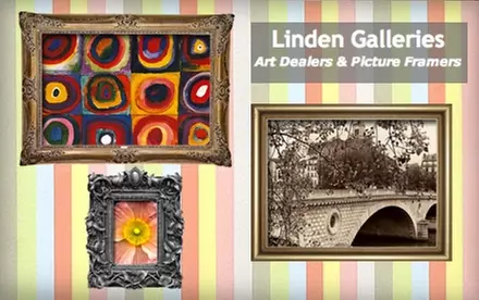 $45 for $100 Worth of Artwork, Customized Framing, Repairs, and More at Linden Galleries - Primary Image