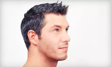 $12 for Men's Haircut, Wash, and Neck and Shoulder Massage at Barbie Barber Salon (Up to $24 Value) - Primary Image