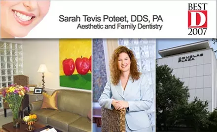 $55 for a Cleaning, Exam, and X-Rays from Sarah Tevis Poteet, DDS ($332 Value) - Primary Image