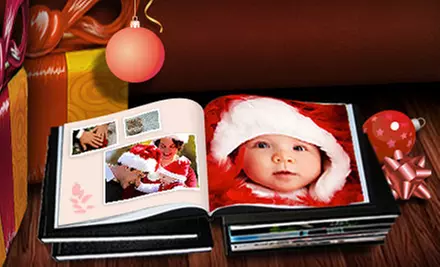 $9 for an 8”x8” Personalized Leather-Bound Photo Book from Printerpix ($49.99 Value) - Primary Image