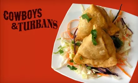 $15 for $35 Worth of Mexican-Indian Cuisine and Drinks at Cowboys & Turbans - Primary Image