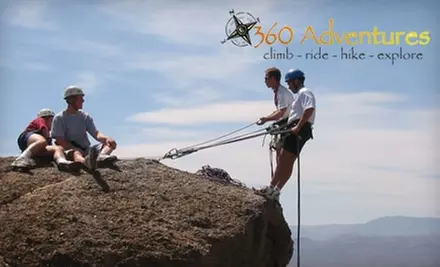 $147 for a Two-Day Outdoor Rock-Climbing Introduction Class with 360 Adventures ($295 Value). Choose from Six Scheduling Options. - Primary Image