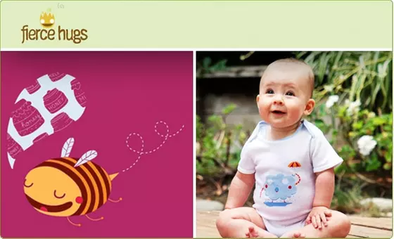 $30 for $60 of Organic Baby Clothing at Fierce Hugs - Primary Image
