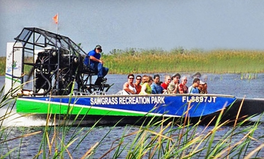 Up to 53% Off Everglades Airboat Tour - Sawgrass Recreation Park | Groupon