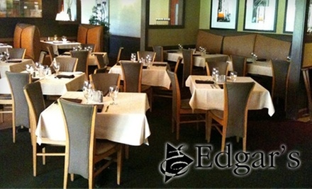 $20 for $40 Worth of New American Cuisine and Drinks at Edgar's Restaurant - Primary Image