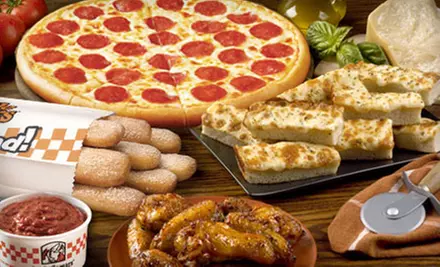 $7 for a Party Starter Combo with Two Large Pizzas, Crazy Bread, and a 2-Liter Drink from Little Caesars ($14.49 Value) - Primary Image