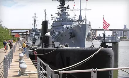 One Adult Admission or Memberships to the Buffalo and Erie County Naval & Military Park. Three Options Available. - Primary Image