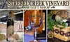 $16 for Wine Tasting for Two, Bottle of Wine of Your Choice, and Two Wine Glasses at Strebel Creek Vineyard (Up to $33.99 Value)