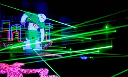 $9 for Two Rounds of Laser Tag, Urban Golf, and Two Turns in the Laser Maze at Red Zone Adventures in Timonium ($19.50 Value) - Primary Image