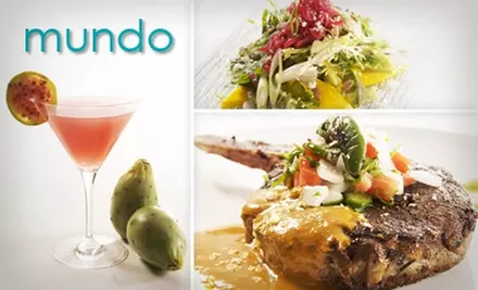 $25 for $55 Worth of Upscale Mexican Dinner Fare at Mundo  - Primary Image