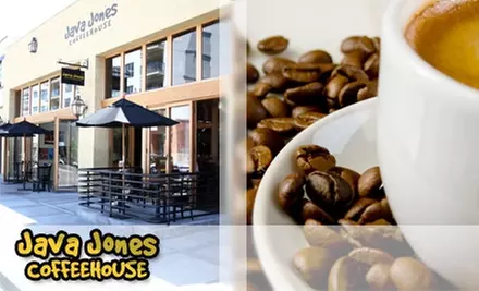 $10 for $20 Worth of Ethically Sourced Coffee, Tea, and Café Fare at Java Jones Coffeehouse - Primary Image