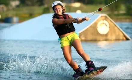 Cable Pass and Equipment Rental at Texas Ski Ranch in New Braunfels. Choose Between Two Options.  - Primary Image