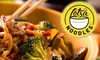 $8 for $16 Worth of International Pastas, Sandwiches, and Salads at Lotsa Noodles