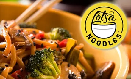 $8 for $16 Worth of International Pastas, Sandwiches, and Salads at Lotsa Noodles - Primary Image