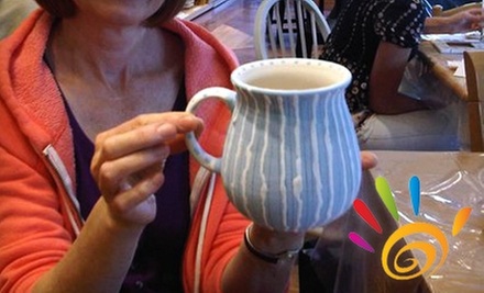 $12 for $25 Worth of Pottery Painting at The Expressive Hand - Primary Image
