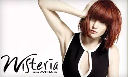 $35 for a Aromatherapy Facial ($70 Value) or $79 for a Haircut, Foil, and  Makeup Application ($160 Value) at Wisteria Aveda SalonSpa - Primary Image