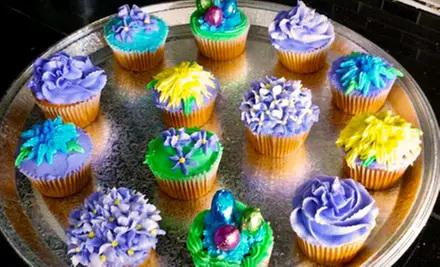 One Dozen Cupcakes or Cupcake-Decorating Party from Crystalized Cupcakes - Primary Image
