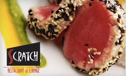 $20 for $40 Worth of Dinner Fare at Scratch Restaurant & Lounge (or $10 for $20 Worth of Lunch)  - Primary Image