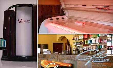 $30 for Month-Long Unlimited Access to Spray Tanning and UV Tanning at Glo Sun Spa ($180 Value)  - Primary Image