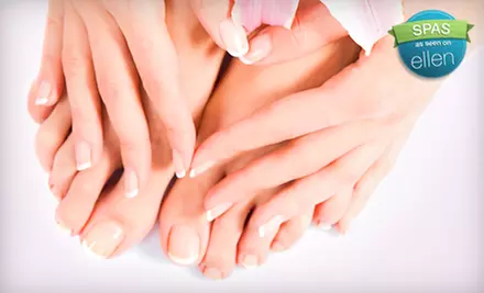 $35 for a Pedicure and Shellac Manicure at Joseph's Coiffures in Vaughan ($73.45 Value) - Primary Image
