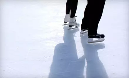Admission, Skate Rental, and Pizza at Darien Ice Rink and Behind the Net Snack Bar. Three Options Available. - Primary Image